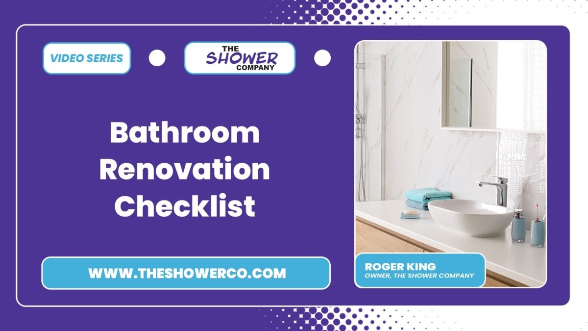 bathroom renovation checklist
