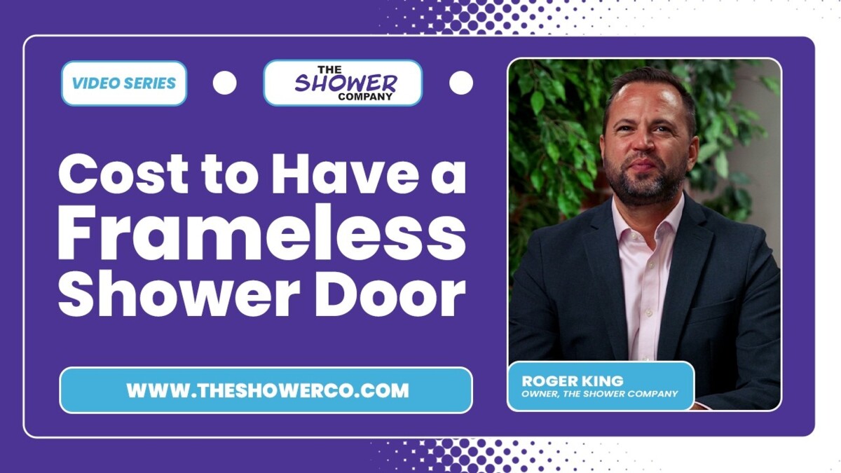 cost to have a frameless shower door